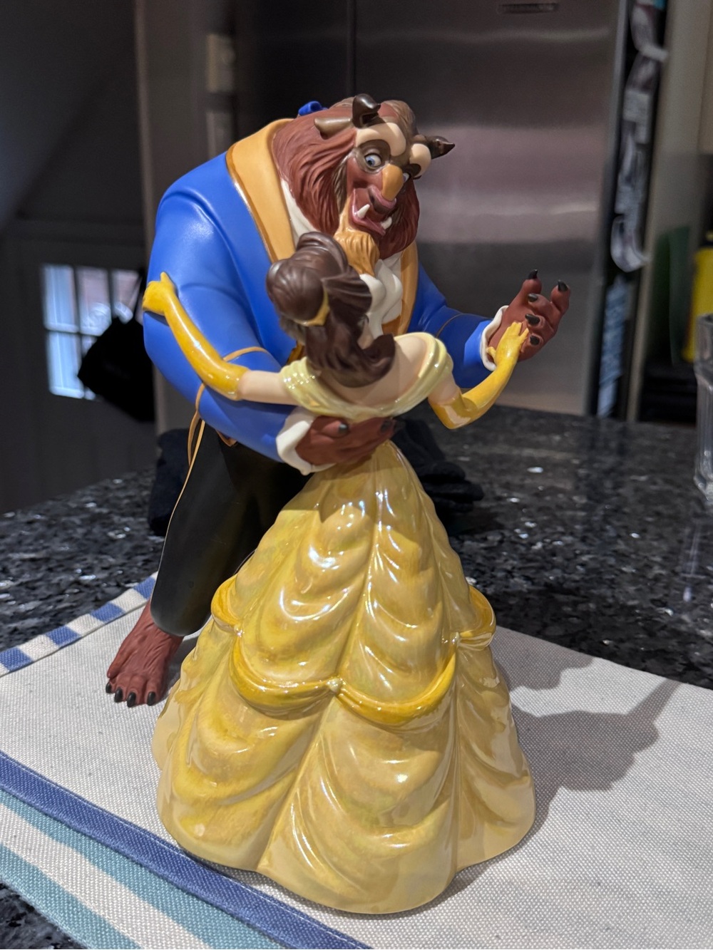 💛 Disney Beauty & the Beast Belle & Beast Dancing Figurine | A Tale ✨✨